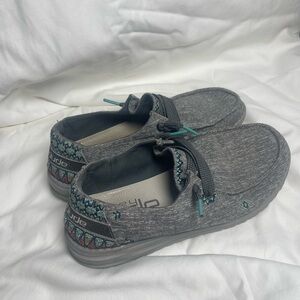 Hey Dude Gray Slip-On Shoes